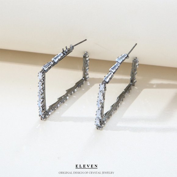 Exaggerated circle double -layer ear ring - Picture 4 of 5